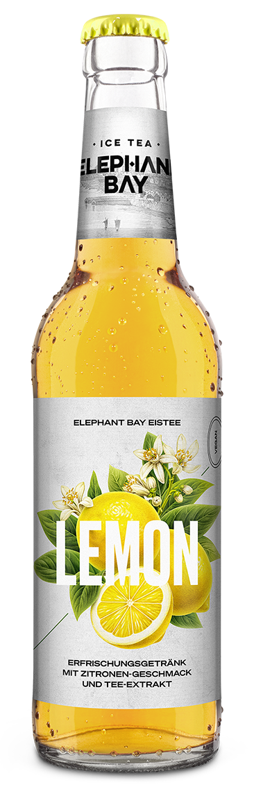 Elephant Bay Ice Tea Lemon 20 x 0,33L (Glas) MEHRWEG Kiste zzgl. 3,10 € Pfand