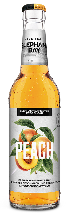 Elephant Bay Ice Tea Peach ZERO 20 x 0,33L (Glas) MEHRWEG Kiste zzgl. 3,10 € Pfand