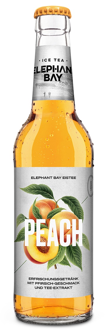 Elephant Bay Ice Tea Peach 20 x 0,33L (Glas) MEHRWEG Kiste zzgl. 3,10 € Pfand