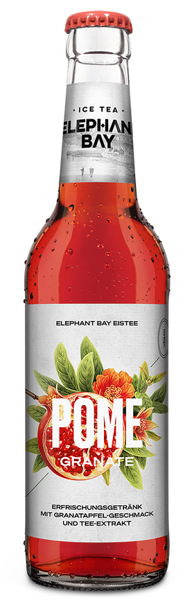 Elephant Bay Ice Tea Pomegran 20 x 0,33L (Glas) MEHRWEG Kiste zzgl. 3,10 € Pfand