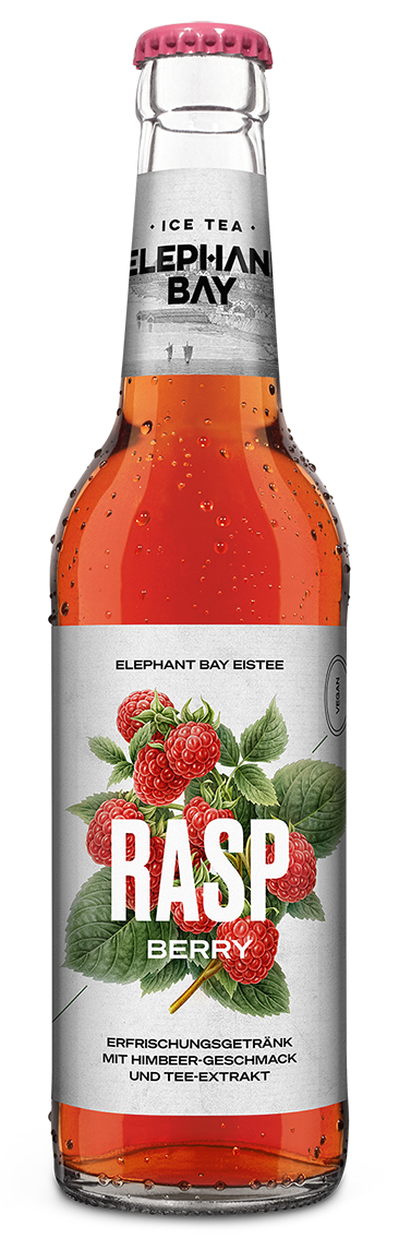 Elephant Bay Ice Tea Raspberry 20 x 0,33L (Glas) MEHRWEG Kiste zzgl. 3,10 € Pfand