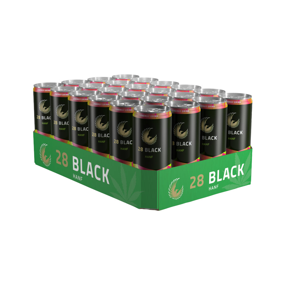 28 BLACK Hanf 24 x 0,25L (Dosen) EINWEG Tray zzgl. 6,00 € Pfand