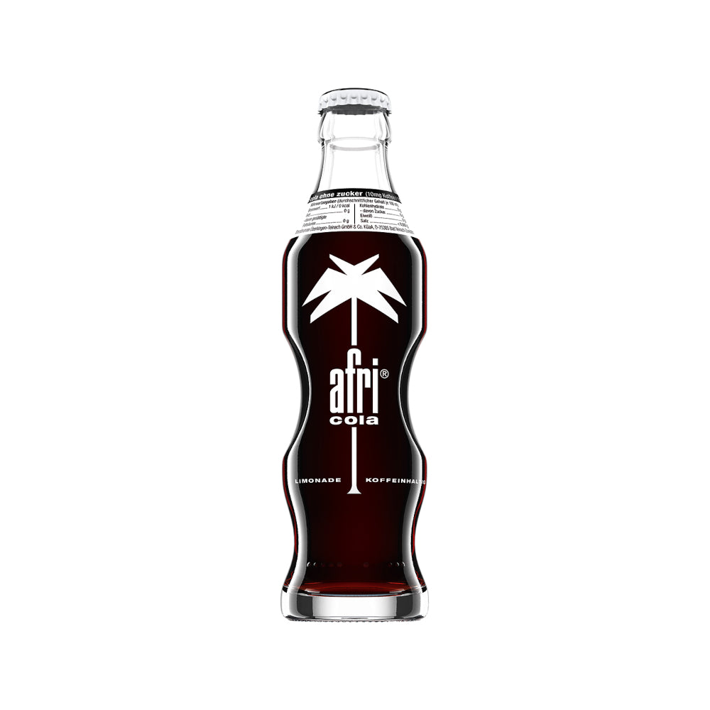 Afri Cola ohne zucker 24 x 0,2L (Glas) MEHRWEG Kiste zzgl. 5,10 € Pfand