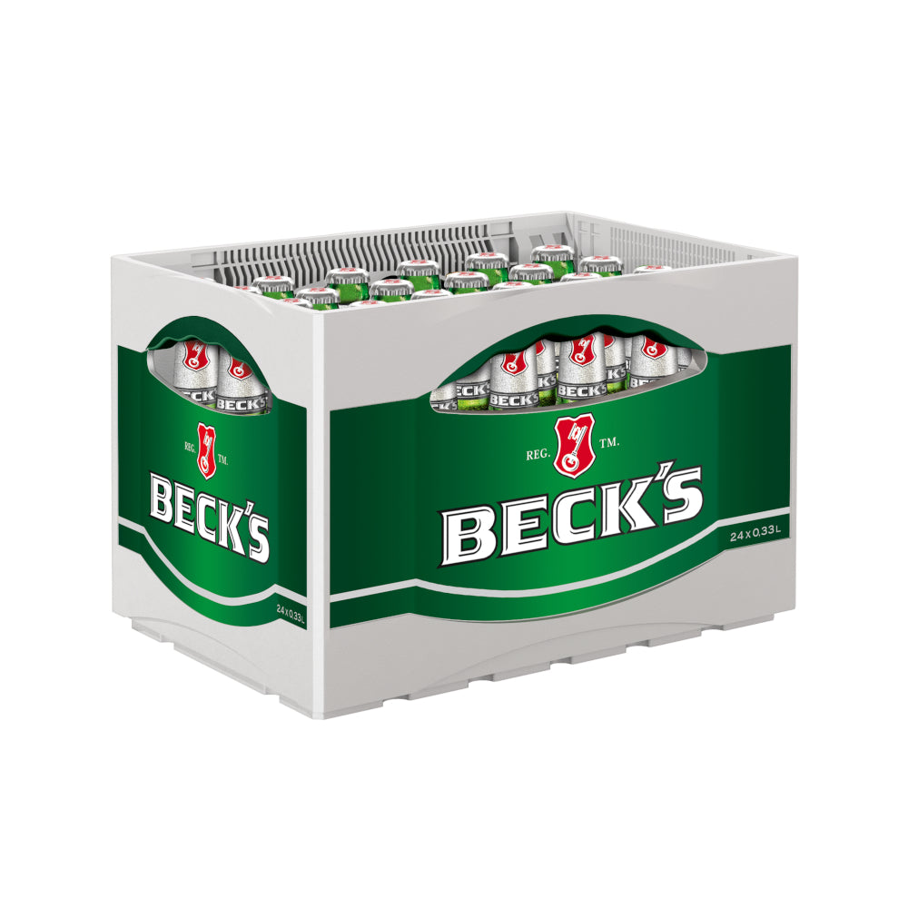 BECK'S Pils 24 x 0,33L (Glas) MEHRWEG Kiste zzgl. 3,42 € Pfand