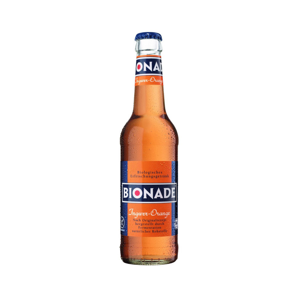 BIONADE Ingwer-Orange 12 x 0,33L (Glas) MEHRWEG Kiste zzgl. 2,46 € Pfand - 0