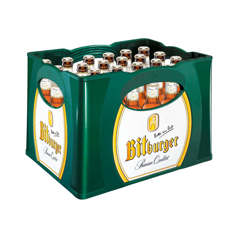 Bitburger Premium Pils 24 x 0,33L (Glas) MEHRWEG Kiste zzgl. Pfand 3,42 € Pfand