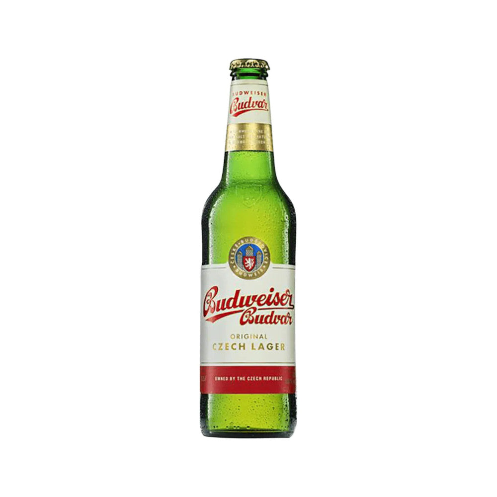 Budweiser Budvar Premium Lager 20 x 0,5L (Glas) MEHRWEG Kiste zzgl. 3,10 € Pfand - 0