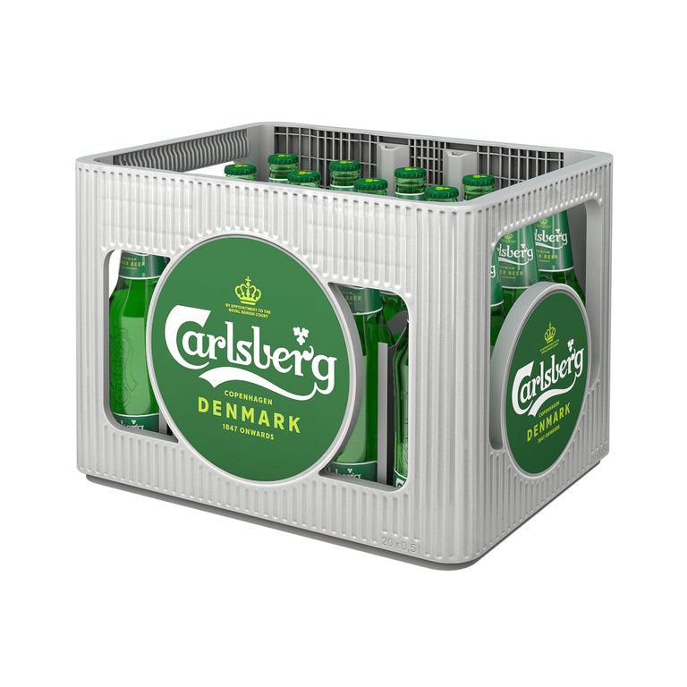 Carlsberg Beer Premium Pils 20 x 0,5L (Glas) MEHRWEG Kiste zzgl. 3,10 € Pfand