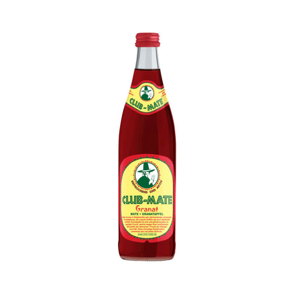 Club Mate Granatapfel 20 x 0,5L (Glas) MEHRWEG Kiste zzgl. 4,50 € Pfand