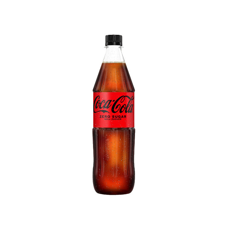 Coca-Cola Zero Sugar 12 x 1L (PET) MEHRWEG Kiste zzgl. 3,30 € Pfand - 0