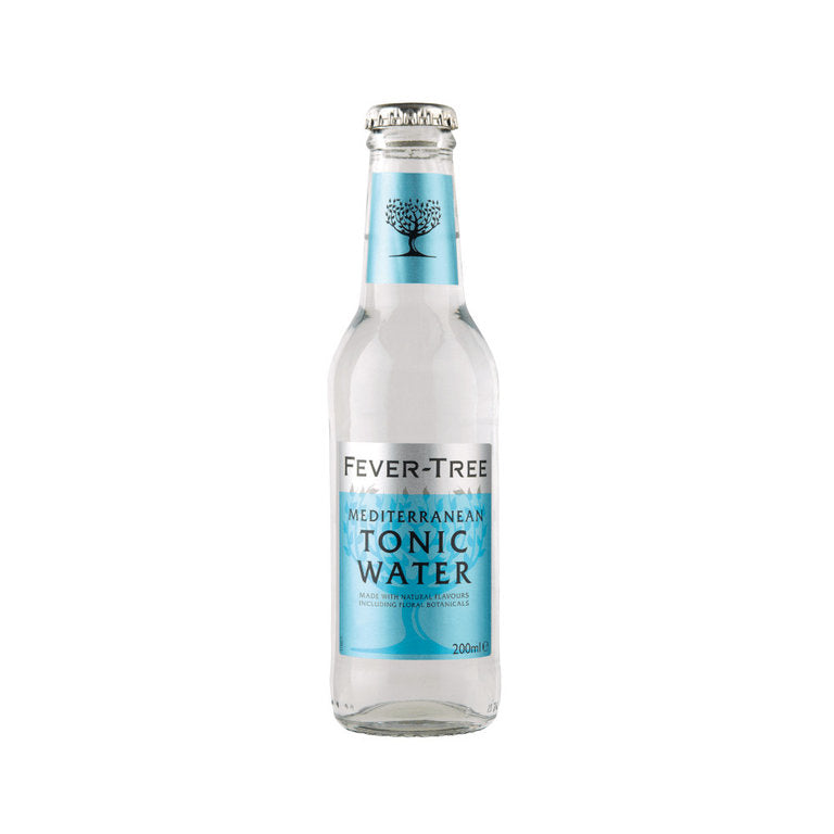 Fever-Tree Mediterranean Tonic Water 24 x 0,2L (Glas) MEHRWEG Kiste zzgl. 5,10 Pfand - 0