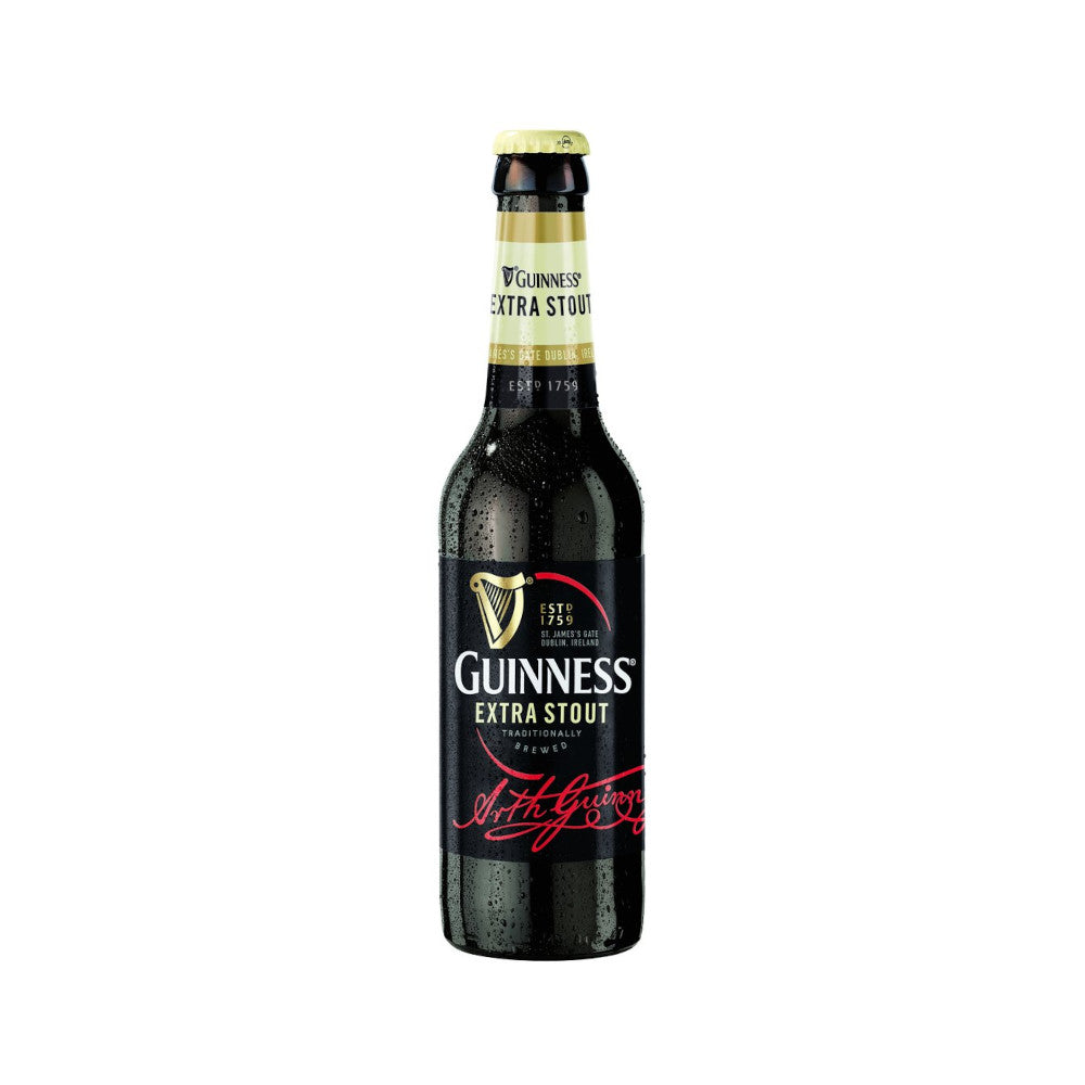 Guinness Extra Stout 24 x 0,33L (Glas) MEHRWEG Kiste zzgl. 3,42 € Pfand - 0