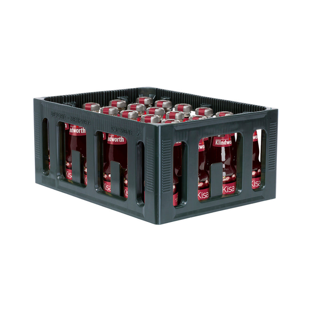 Klindworth KISA Sauerkirschnektar 24 x 0,2L (Glas) MEHRWEG Kiste zzgl. 5,10 €  Pfand