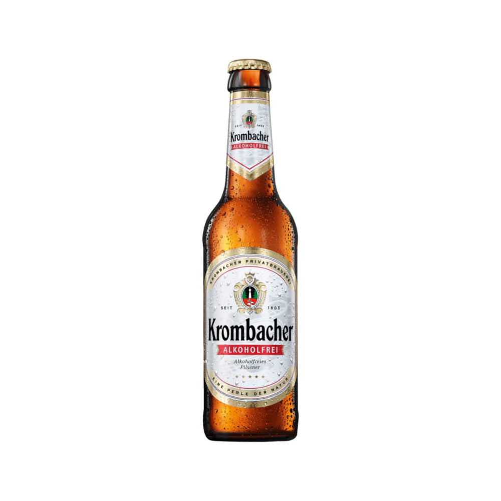 Krombacher Alkoholfreies Pilsner 24 x 0,33L (Glas) MEHRWEG Kiste zzgl. 3,42 € Pfand - 0