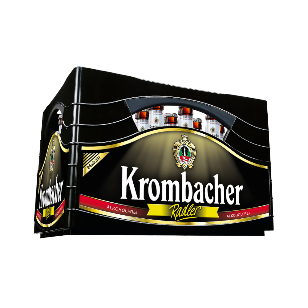 Krombacher Radler Alkoholfrei 24 x 0,33L (Glas) MEHRWEG Kiste zzgl. 3,42 € Pfand