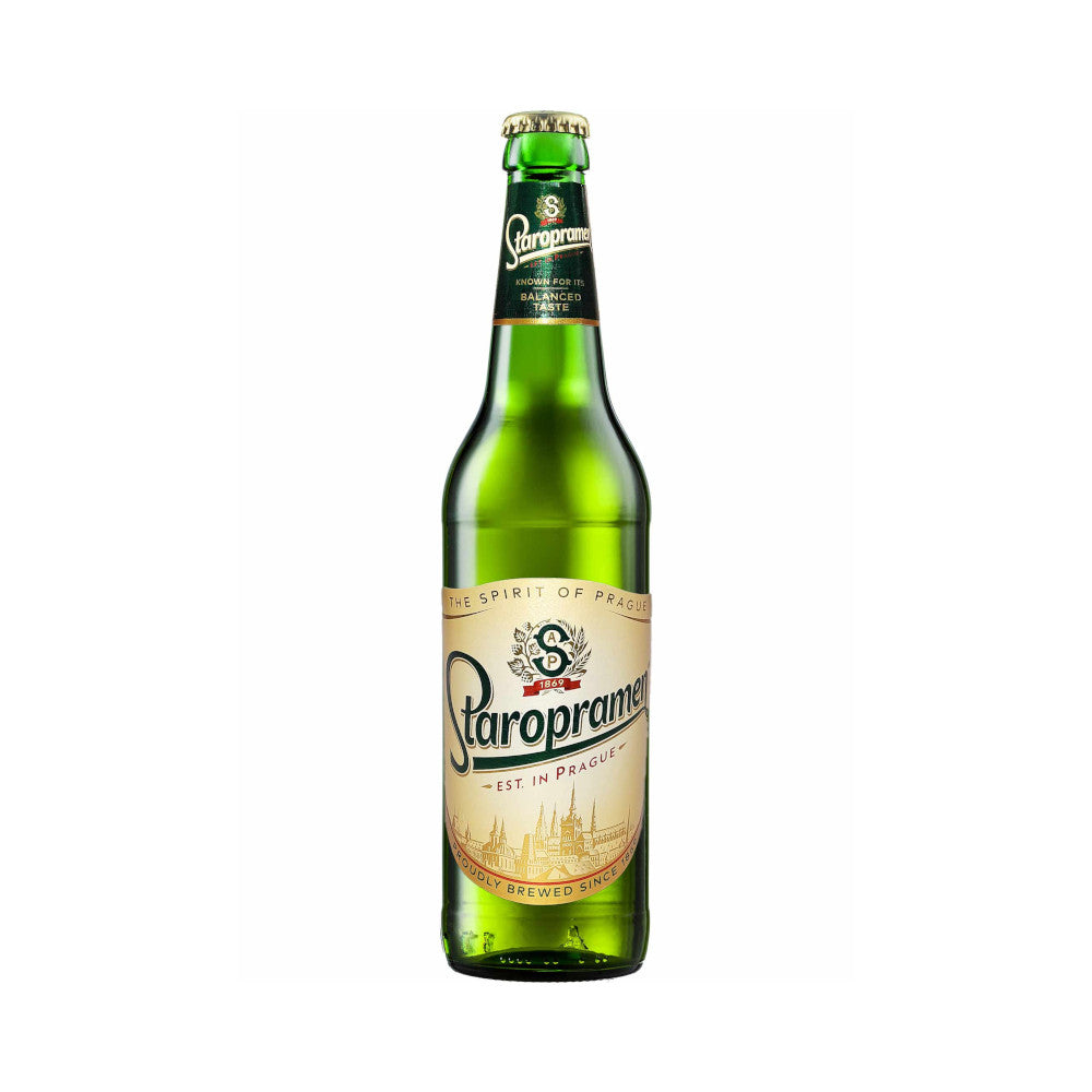 Staropramen Premium Beer 24 x 0,33L (Glas) MEHRWEG Kiste zzgl. 3,42 € Pfand - 0