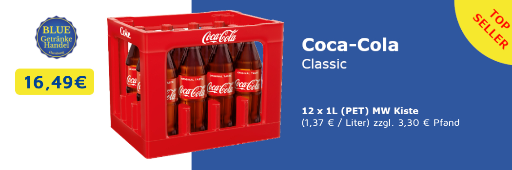 Coca cola classic 12 x 1l topseller neu 854de7d1 405c 497c b3f6 95ca4ebd4664