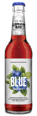 Elephant Bay Ice Tea Blueberry 20 x 0,33L (Glas) MEHRWEG Kiste zzgl. 3,10 € Pfand-1