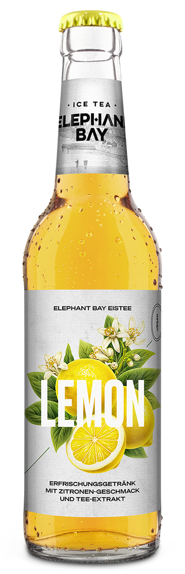 Elephant Bay Ice Tea Lemon 20 x 0,33L (Glas) MEHRWEG Kiste zzgl. 3,10 € Pfand