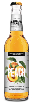Elephant Bay Ice Tea Peach ZERO 20 x 0,33L (Glas) MEHRWEG Kiste zzgl. 3,10 € Pfand-1