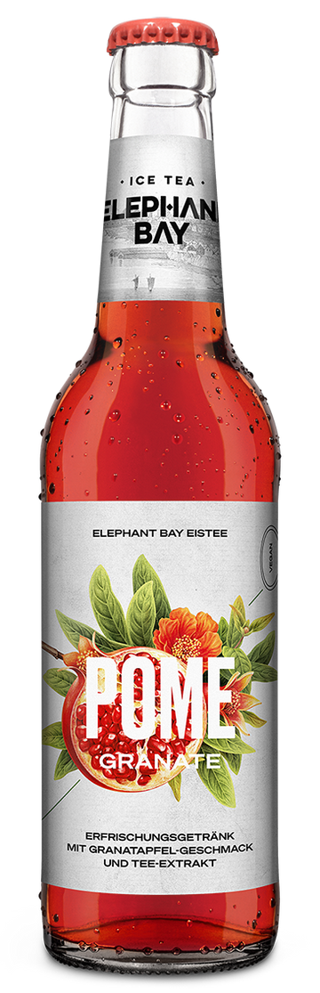 Elephant Bay Ice Tea Pomegran 20 x 0,33L (Glas) MEHRWEG Kiste zzgl. 3,10 € Pfand