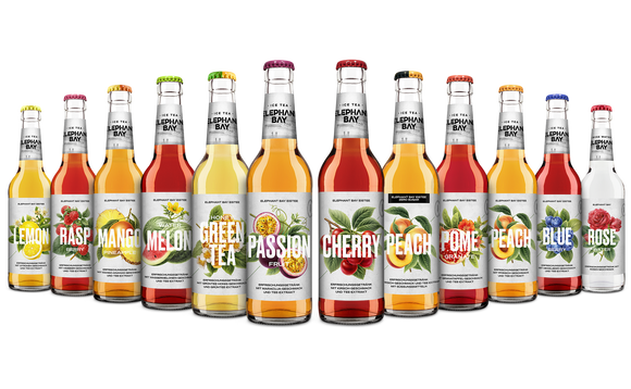 Elephant Bay Ice Tea Pomegran 20 x 0,33L (Glas) MEHRWEG Kiste zzgl. 3,10 € Pfand