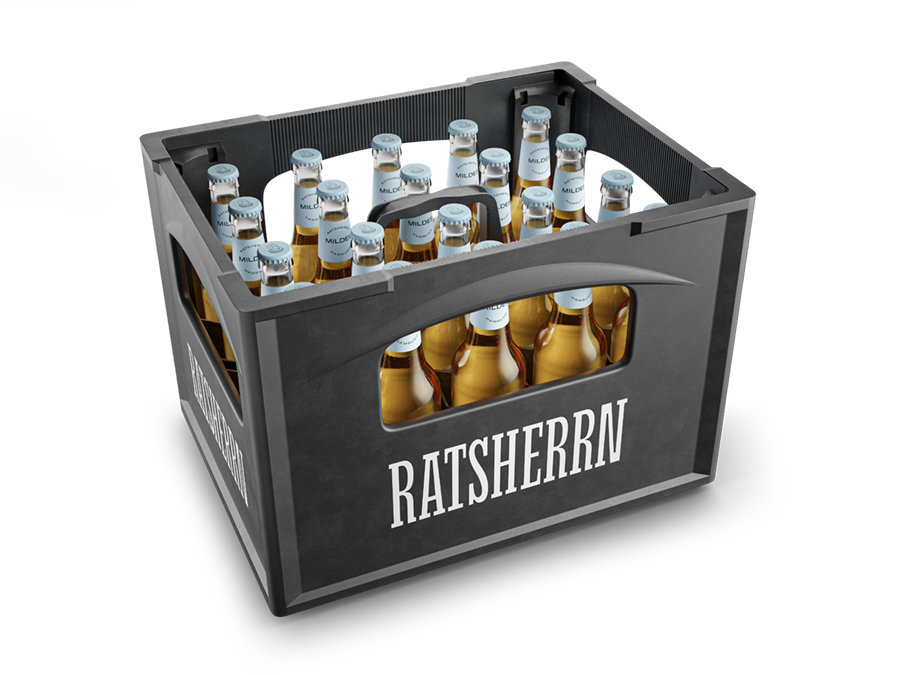 Ratsherrn Mildes MW 20 x 0,33L (Glas) MEHRWEG Kiste zzgl. 3,10 € Pfand