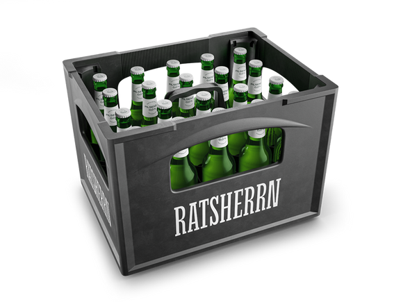 Ratsherrn Pilsener 0,0% Alkoholfrei 20 x 0,33L (Glas) MEHRWEG Kiste zzgl. 3,10 € Pfand