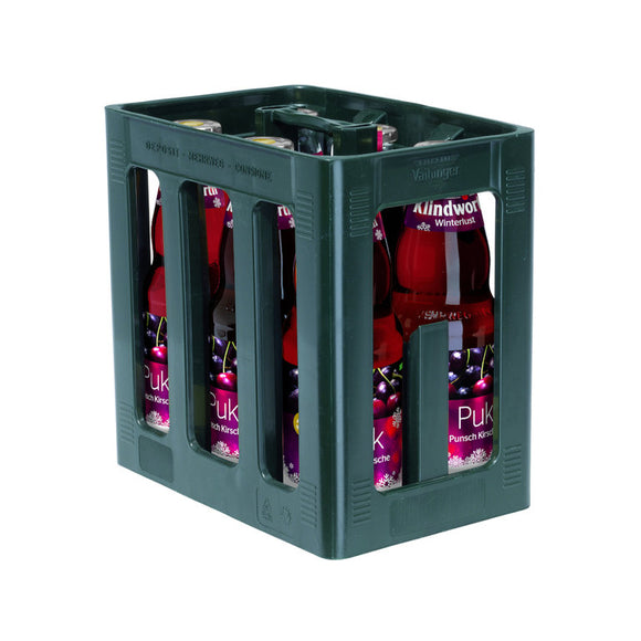 Klindworth PUK PUNSCH Kirsche 6 x 1L (Glas) MEHRWEG Kiste zzgl. 2,40 Pfand