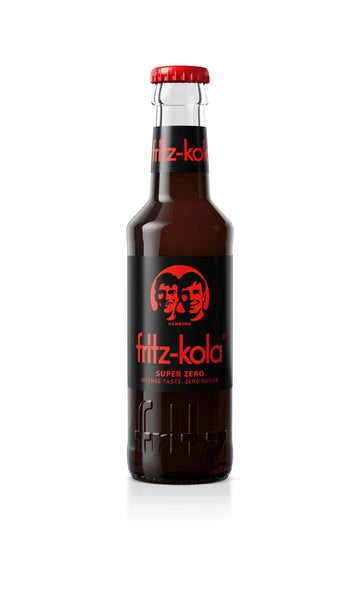 Fritz-Kola Superzero 24 x 0,2L (Glas) MEHRWEG Kiste zzgl. 5,10 € Pfand - 0