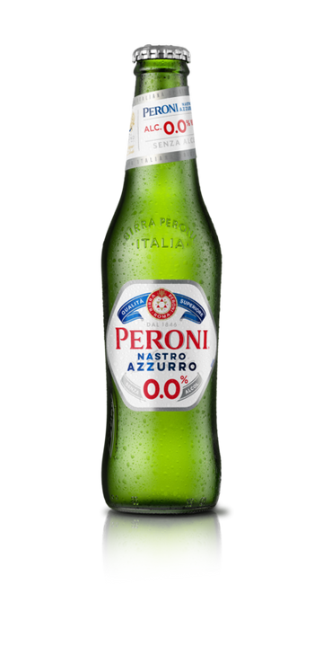 Peroni Nastro Azzurro 0,0% Alkoholfrei Kasten 24 x 0,33 L (Glas) MEHRWEG zzgl. 3,42 € Pfand - 0