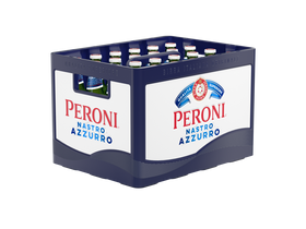 Peroni Nastro Azzurro Kasten 24 x 0,33 L Kasten (Glas) MEHRWEG zzgl. 3,42 € Pfand - 0