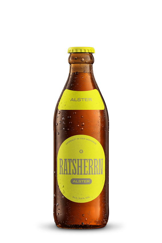 Ratsherrn Alster Hell 20 x 0,33L (Glas) MEHRWEG Kiste zzgl. 3,10 € Pfand