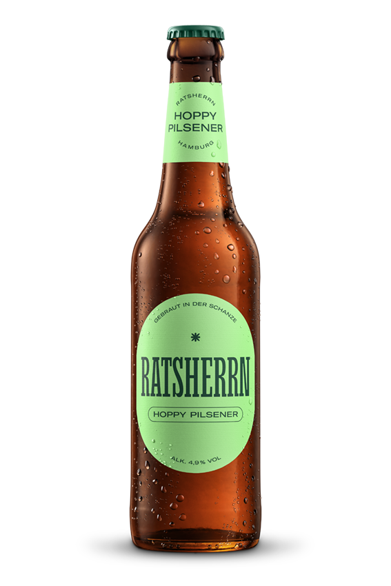 Ratsherrn Hoppy Pilsener LP 24 x 0,33L (Glas) MEHRWEG Kiste zzgl. 3,42 € Pfand