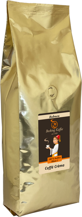Becking Kaffee - Tüte Caffé Crèma (Bohnen & Gemahlen, 250g & 1kg) - 0