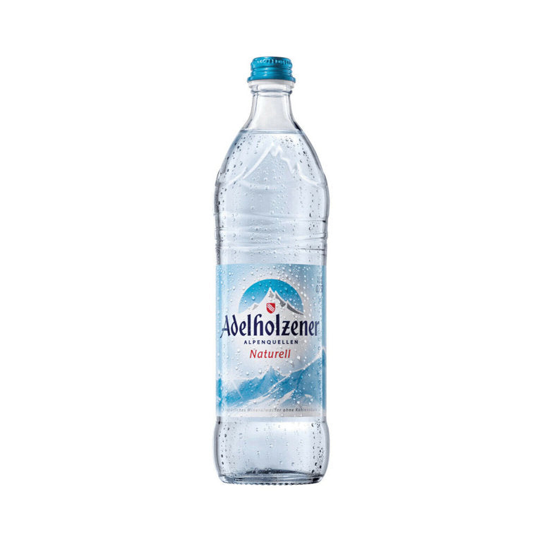 Adelholzener Naturell 12 x 0,75L (Glas) MEHRWEG Kiste zzgl. 3,30 € Pfand - 0