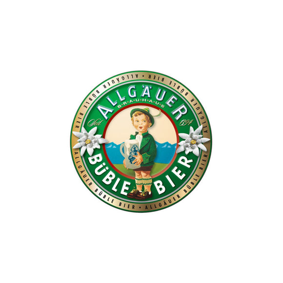 Allgäuer Büble Bayrisch Hell 20 x 0,5L (Glas) MEHRWEG Kiste zzgl. 4,50 € Pfand