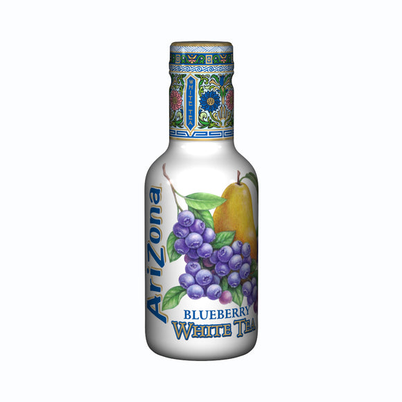AriZona White Tea Blueberry 6 x 0,5L (PET) EINWEG Tray zzgl. 1,50 € Pfand