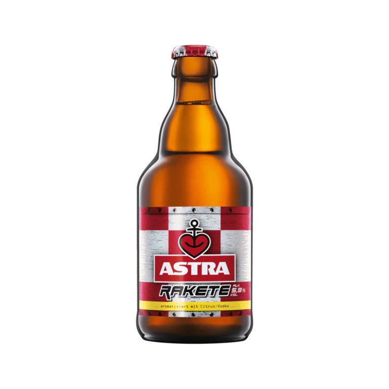 Astra Rakete Citrus-Vodka 27 x 0,33L (Glas) MEHRWEG Kiste zzgl. 3,66 € Pfand - 0