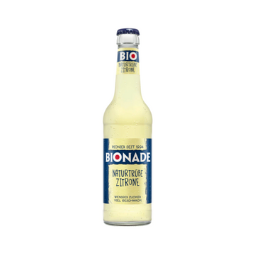 BIONADE Naturtrübe Zitrone 24 x 0,33L (Glas) MEHRWEG Kiste zzgl. 3,42 €Pfand - 0