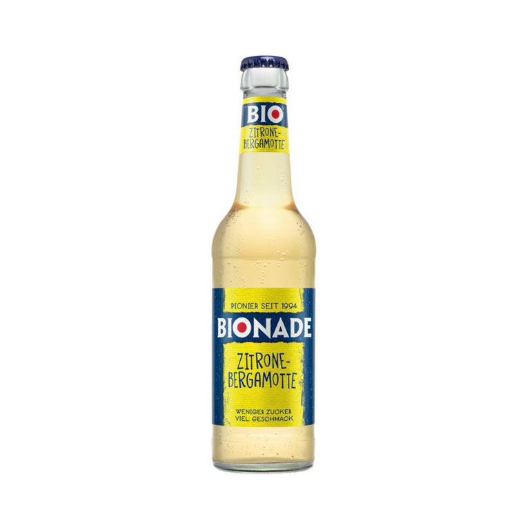 BIONADE Zitrone-Bergamotte 24 x 0,33L (Glas) MEHRWEG Kiste zzgl. 3,42 € Pfand