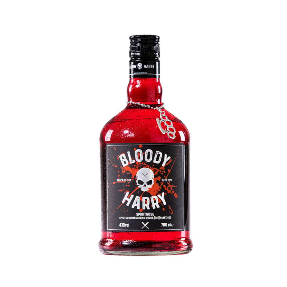 BLOODY HARRY Rum-Spirituose 43% vol. 1 x 0,7L (Glas) EINWEG Flasche