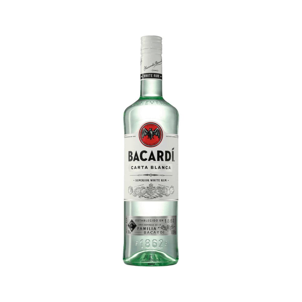 Bacardi Carta Blanca 37,5% vol. 1 x 0,7L (Glas) EINWEG Flasche