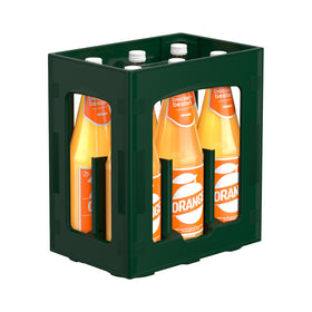 Beckers Bester Orangensaft 6 x 1L (Glas) MEHRWEG Kiste zzgl. 2,40 € Pfand