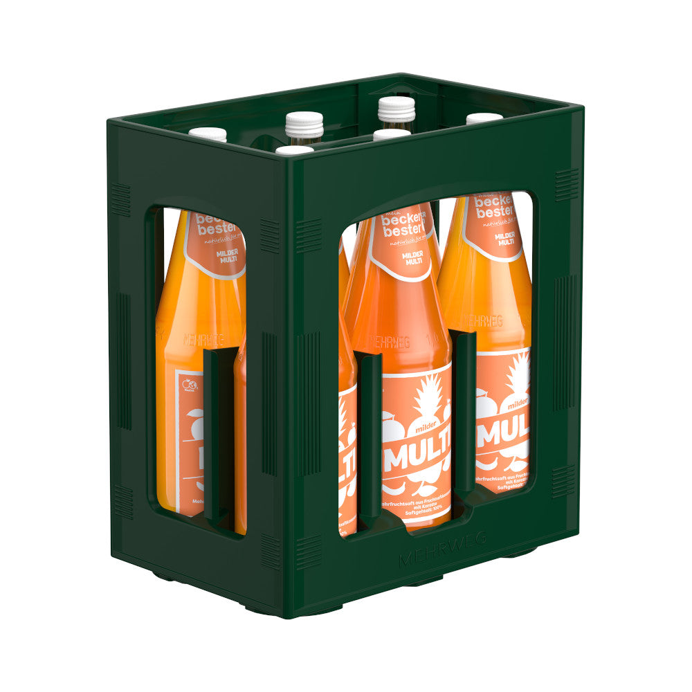 Beckers Bester Milder Multi 6 x 1L (Glas) MEHRWEG Kiste zzgl. 2,40 € Pfand