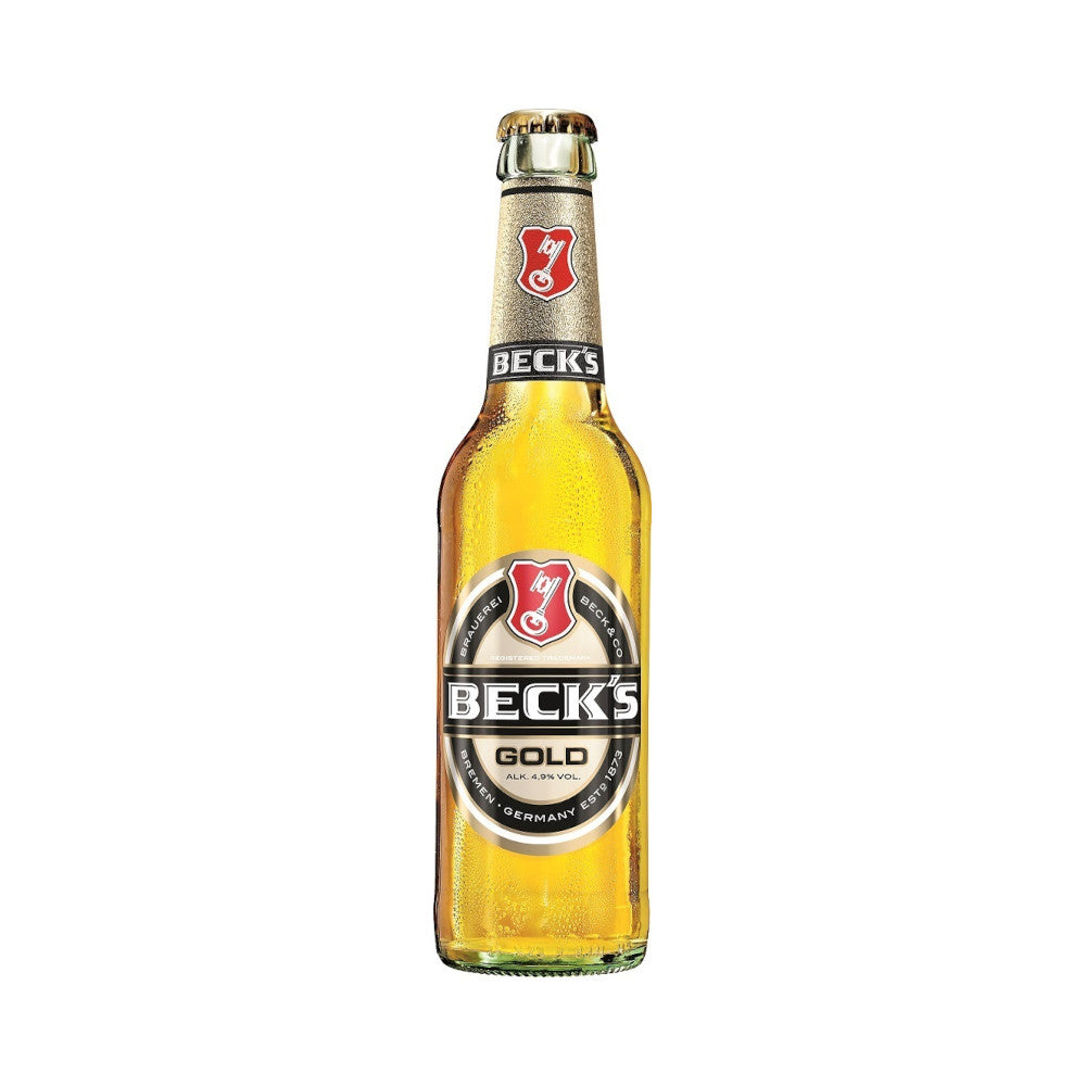 BECK'S Gold 24 x 0,33L (Glas) MEHRWEG Kiste zzgl. 3,42 € Pfand - 0