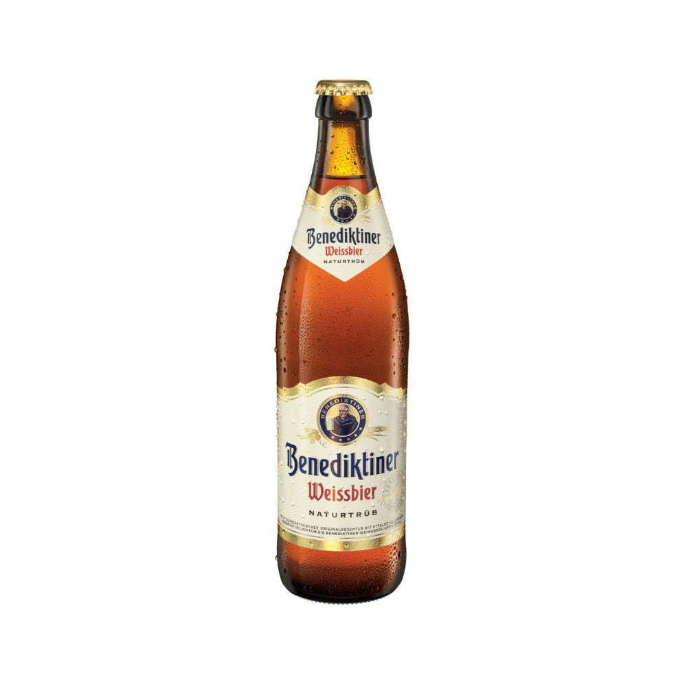 Benediktiner Weißbier Naturtrüb 20 x 0,5L (Glas) MEHRWEG Kiste zzgl. 3,10 € Pfand - 0