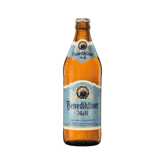 Benediktiner Lager hell 20 x 0,5L (Glas) MEHRWEG Kiste zzgl. 3,10 € Pfand