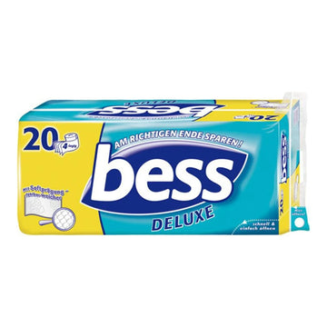 Bess Deluxe Toilettenpapier 4lg. 1 x 20 Rollen (Pack)