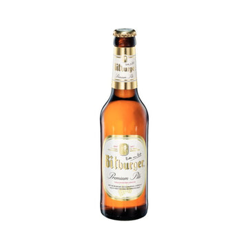 Bitburger Premium Pils 24 x 0,33L (Glas) MEHRWEG Kiste zzgl. Pfand 3,42 € Pfand - 0